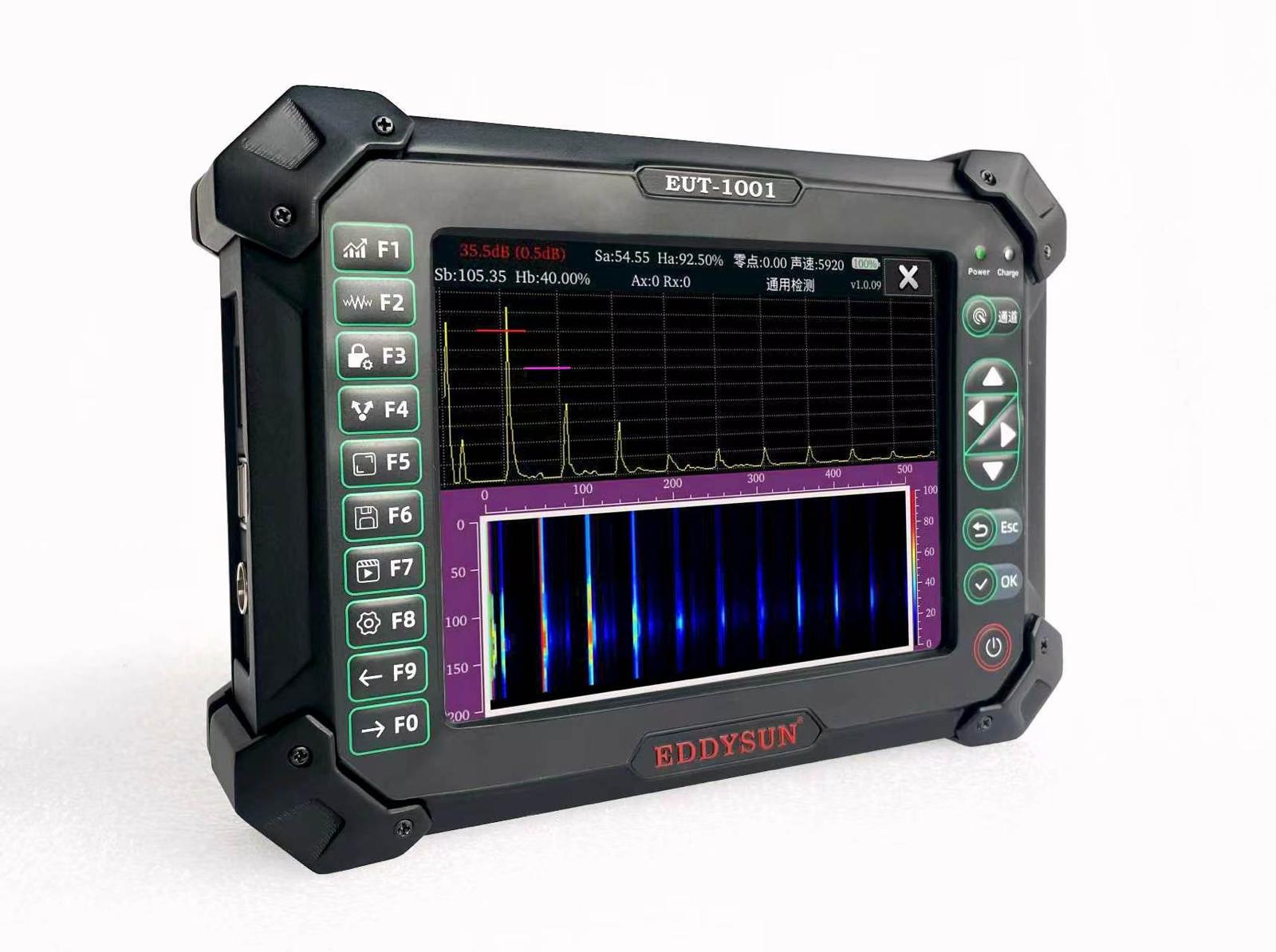 EUT-1001 — Detector de Falhas por Ultrassom — Ultrassom convencional avançado para ensaios não destrutivos